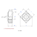Custom GR5 Titanium Square Nut for Automotive Application